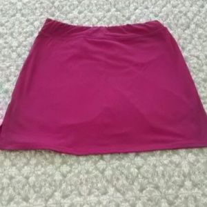 Deep pink skort